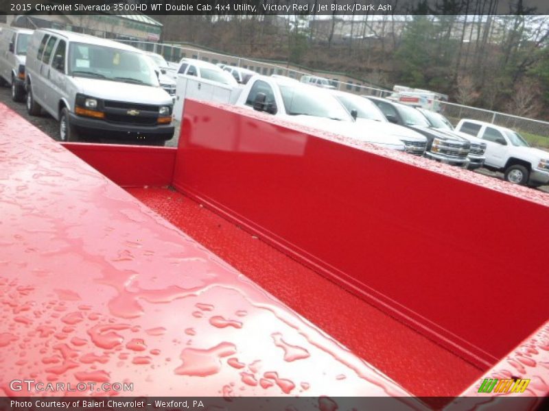 Victory Red / Jet Black/Dark Ash 2015 Chevrolet Silverado 3500HD WT Double Cab 4x4 Utility