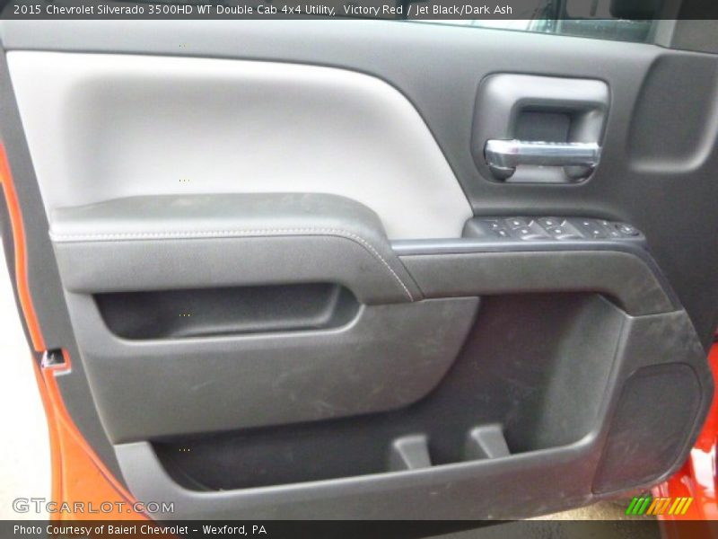 Victory Red / Jet Black/Dark Ash 2015 Chevrolet Silverado 3500HD WT Double Cab 4x4 Utility