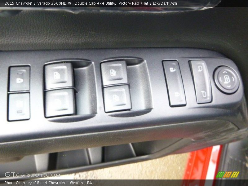 Victory Red / Jet Black/Dark Ash 2015 Chevrolet Silverado 3500HD WT Double Cab 4x4 Utility