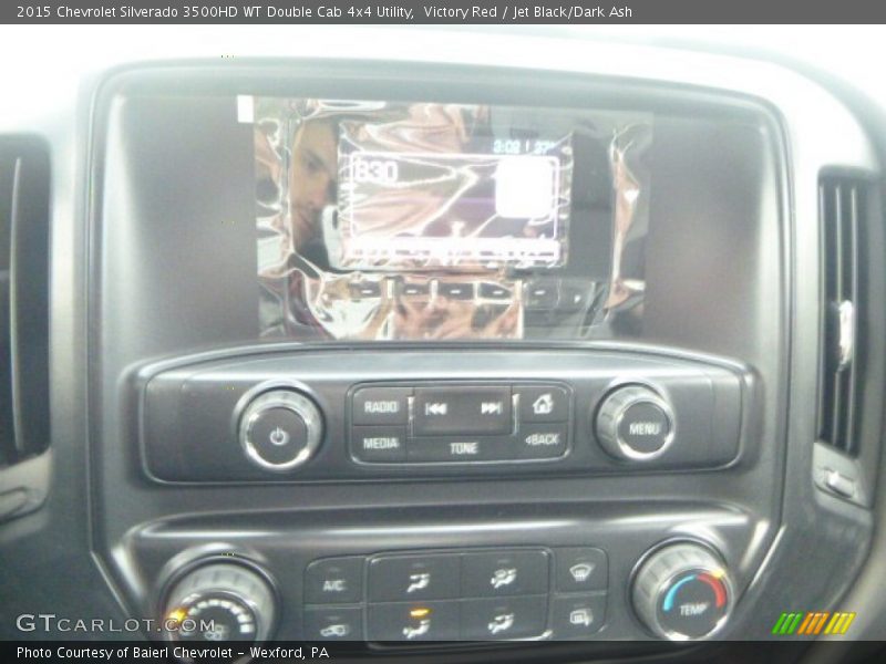 Victory Red / Jet Black/Dark Ash 2015 Chevrolet Silverado 3500HD WT Double Cab 4x4 Utility