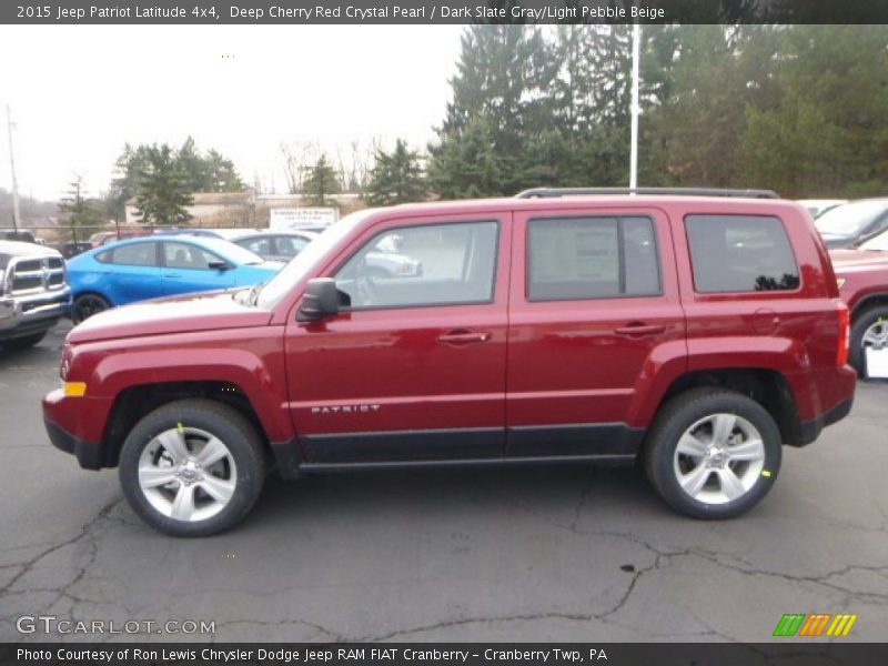 Deep Cherry Red Crystal Pearl / Dark Slate Gray/Light Pebble Beige 2015 Jeep Patriot Latitude 4x4