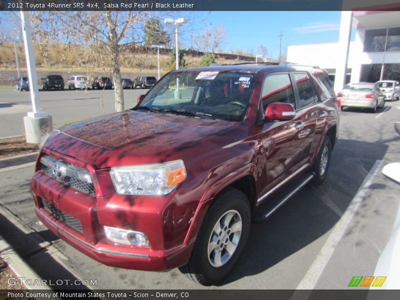 Salsa Red Pearl / Black Leather 2012 Toyota 4Runner SR5 4x4