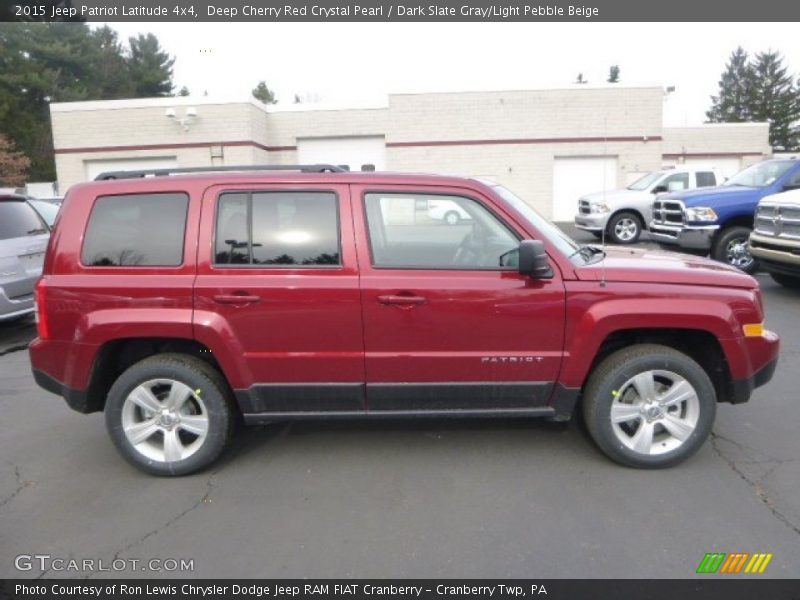 Deep Cherry Red Crystal Pearl / Dark Slate Gray/Light Pebble Beige 2015 Jeep Patriot Latitude 4x4