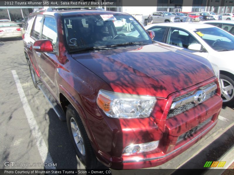 Salsa Red Pearl / Black Leather 2012 Toyota 4Runner SR5 4x4