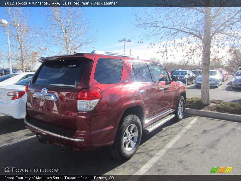 Salsa Red Pearl / Black Leather 2012 Toyota 4Runner SR5 4x4