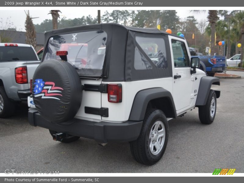 Stone White / Dark Slate Gray/Medium Slate Gray 2009 Jeep Wrangler X 4x4