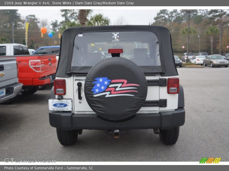 Stone White / Dark Slate Gray/Medium Slate Gray 2009 Jeep Wrangler X 4x4