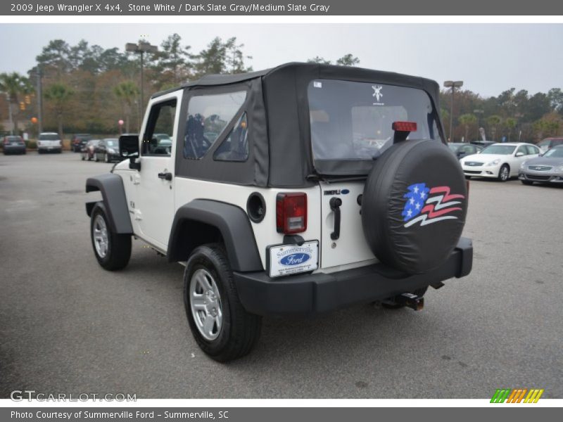 Stone White / Dark Slate Gray/Medium Slate Gray 2009 Jeep Wrangler X 4x4