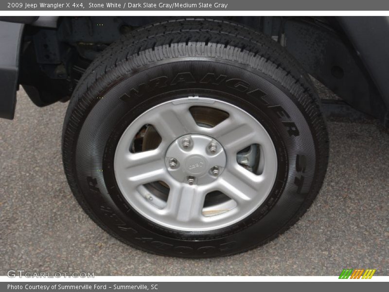 Stone White / Dark Slate Gray/Medium Slate Gray 2009 Jeep Wrangler X 4x4