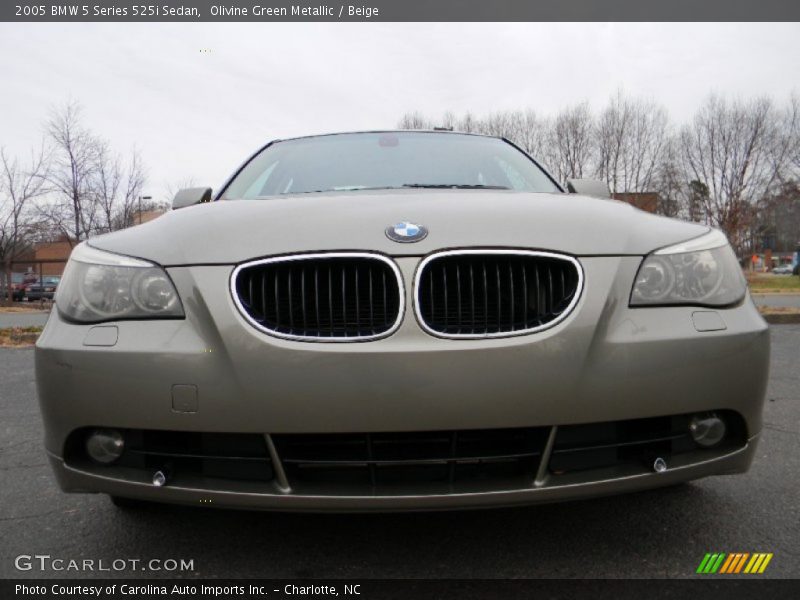 Olivine Green Metallic / Beige 2005 BMW 5 Series 525i Sedan