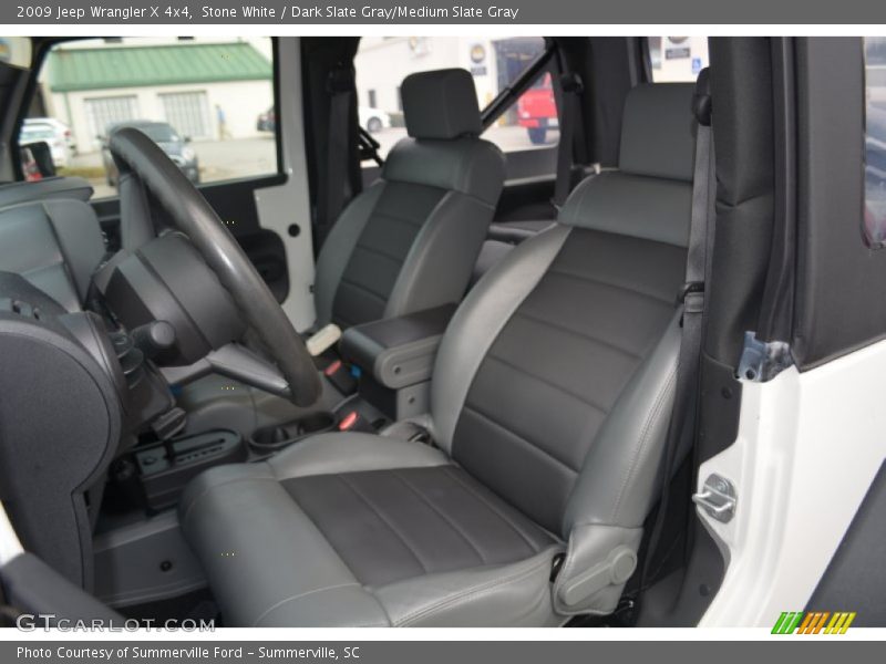 Stone White / Dark Slate Gray/Medium Slate Gray 2009 Jeep Wrangler X 4x4