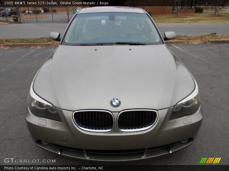 Olivine Green Metallic / Beige 2005 BMW 5 Series 525i Sedan
