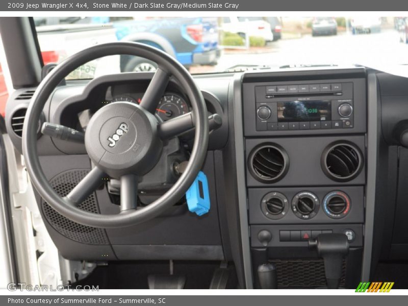Stone White / Dark Slate Gray/Medium Slate Gray 2009 Jeep Wrangler X 4x4