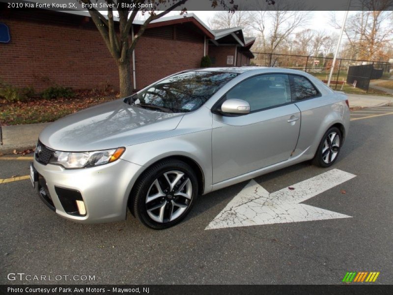 Bright Silver / Black Sport 2010 Kia Forte Koup SX