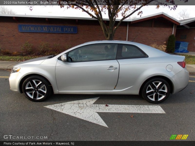 Bright Silver / Black Sport 2010 Kia Forte Koup SX