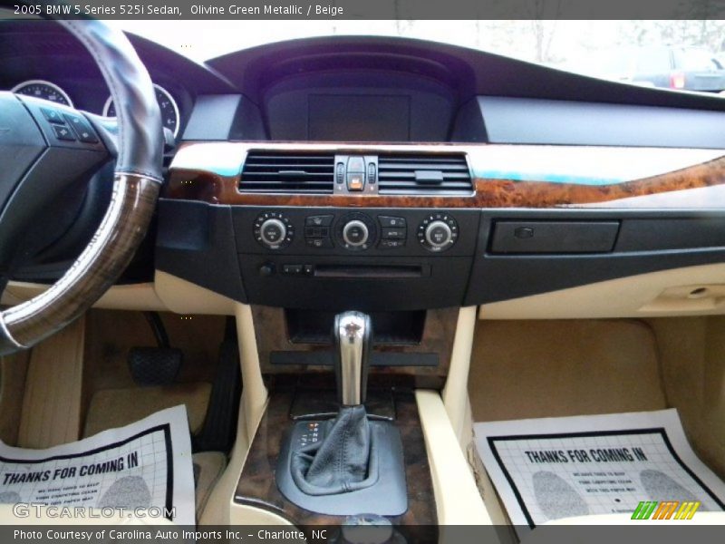 Olivine Green Metallic / Beige 2005 BMW 5 Series 525i Sedan