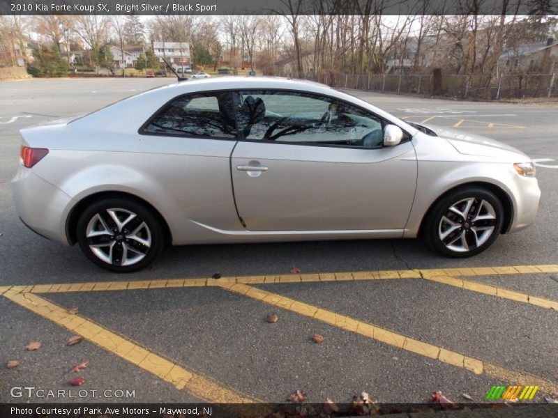 Bright Silver / Black Sport 2010 Kia Forte Koup SX