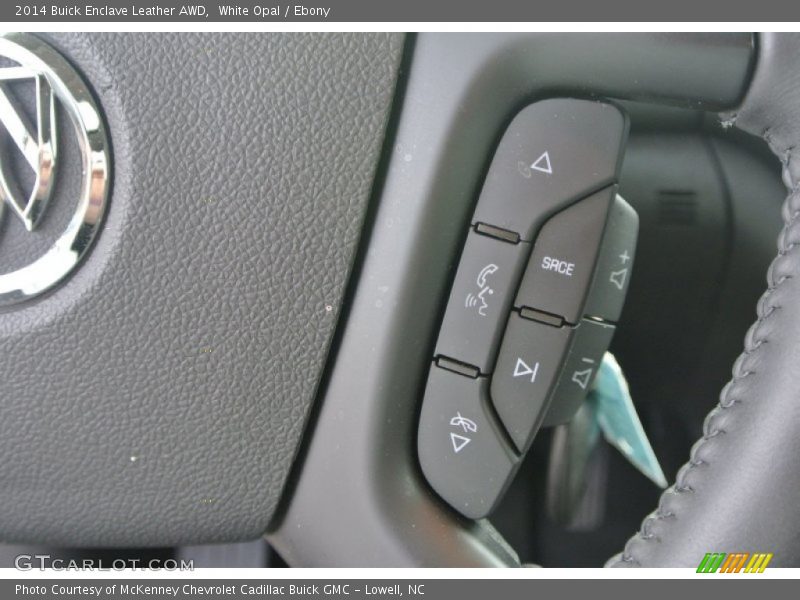 White Opal / Ebony 2014 Buick Enclave Leather AWD