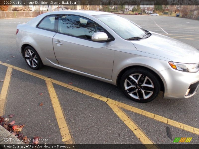 Bright Silver / Black Sport 2010 Kia Forte Koup SX