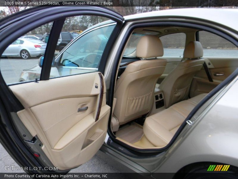 Olivine Green Metallic / Beige 2005 BMW 5 Series 525i Sedan