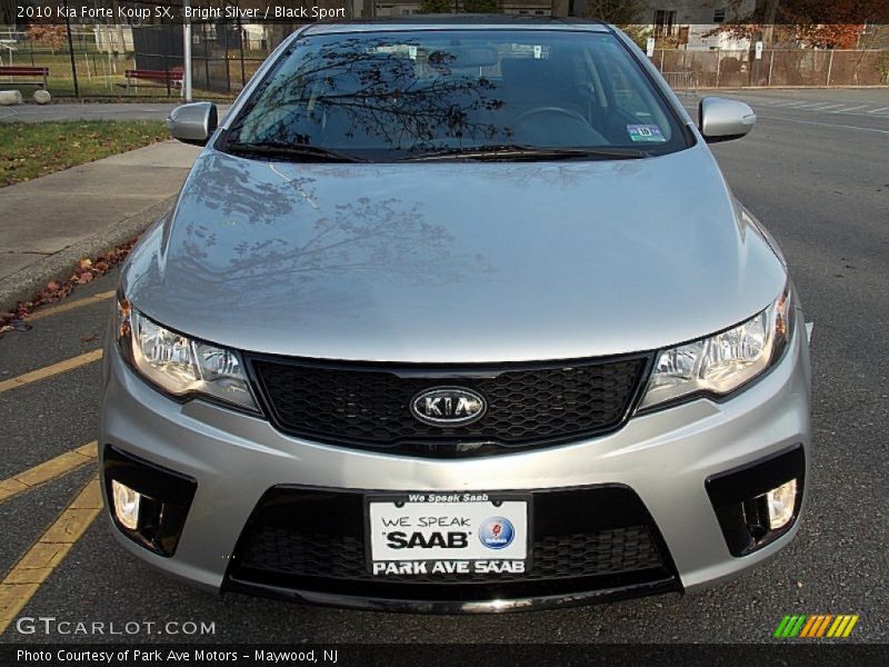 Bright Silver / Black Sport 2010 Kia Forte Koup SX