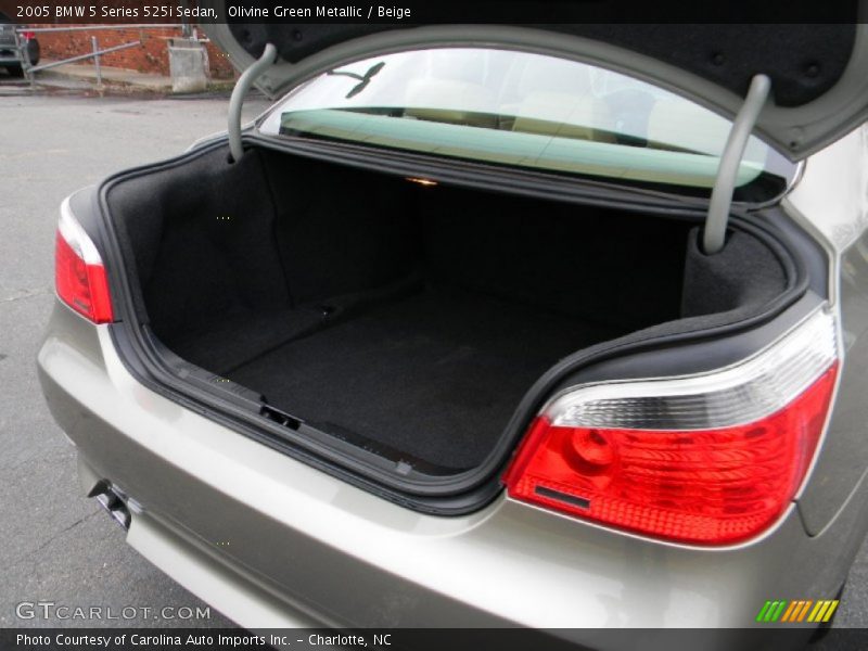 Olivine Green Metallic / Beige 2005 BMW 5 Series 525i Sedan