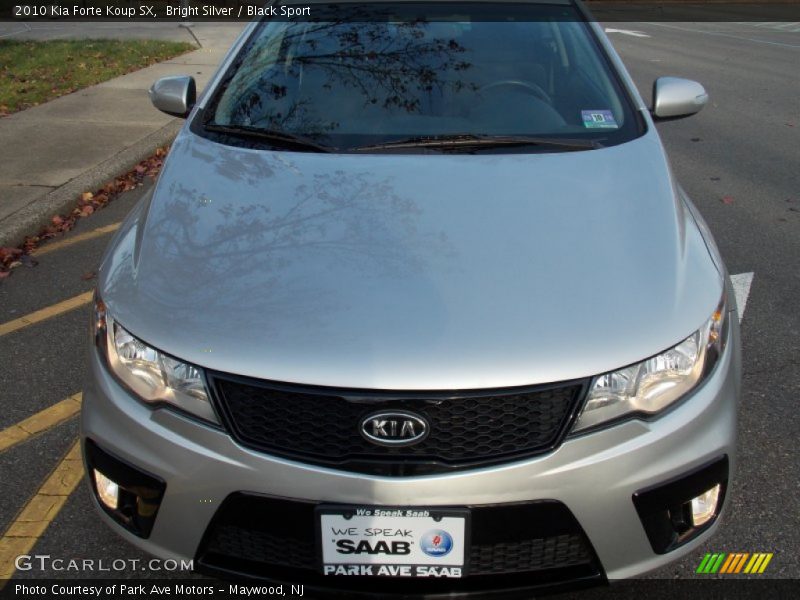 Bright Silver / Black Sport 2010 Kia Forte Koup SX