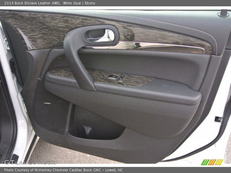 White Opal / Ebony 2014 Buick Enclave Leather AWD