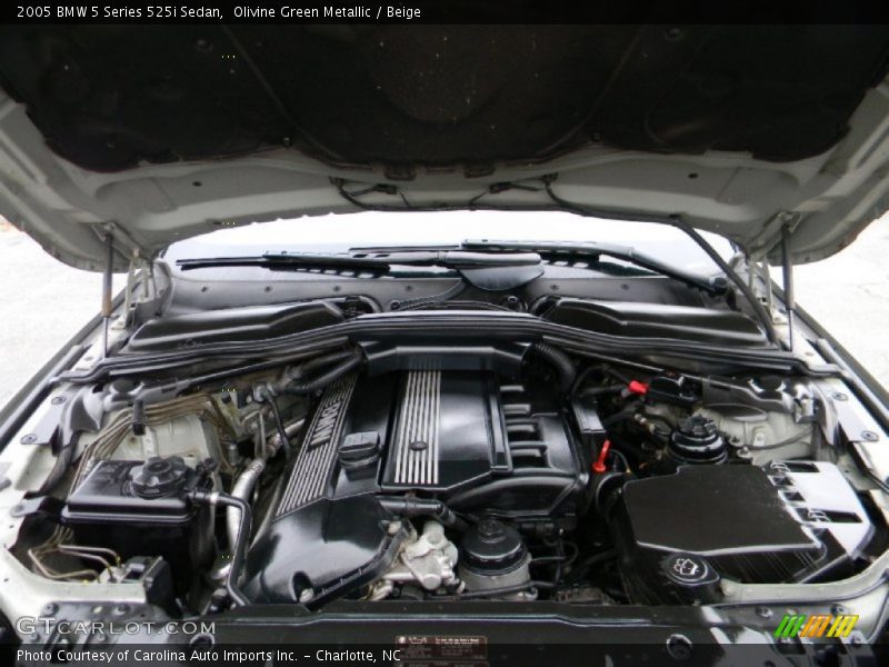 Olivine Green Metallic / Beige 2005 BMW 5 Series 525i Sedan