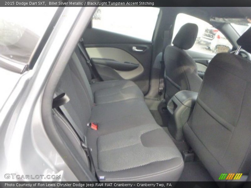 Billet Silver Metallic / Black/Light Tungsten Accent Stitching 2015 Dodge Dart SXT