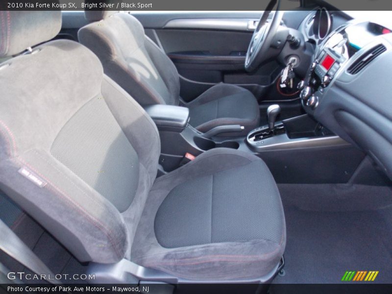 Bright Silver / Black Sport 2010 Kia Forte Koup SX