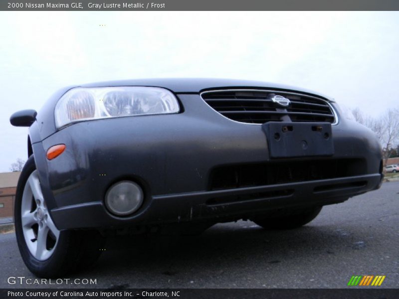 Gray Lustre Metallic / Frost 2000 Nissan Maxima GLE