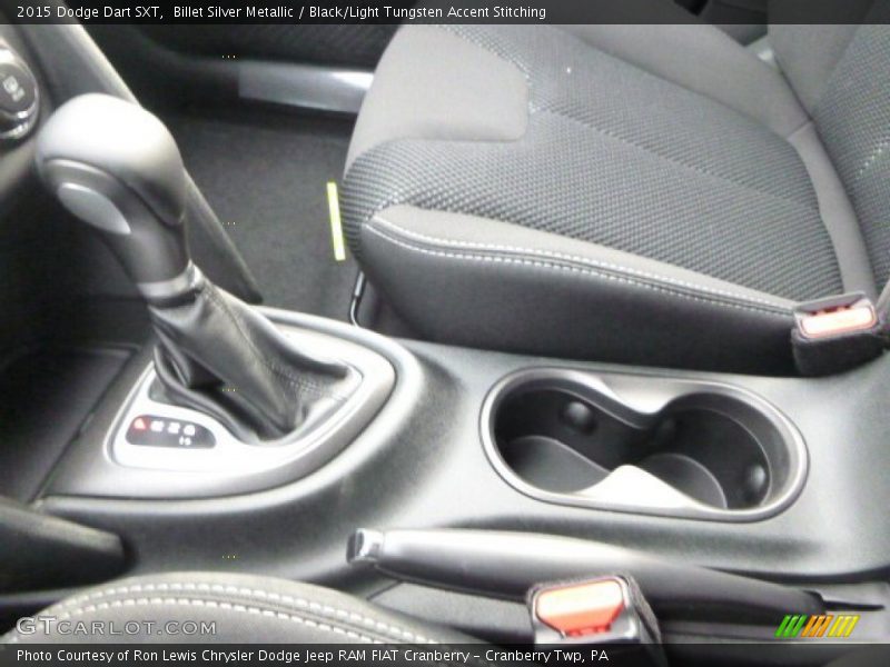 Billet Silver Metallic / Black/Light Tungsten Accent Stitching 2015 Dodge Dart SXT