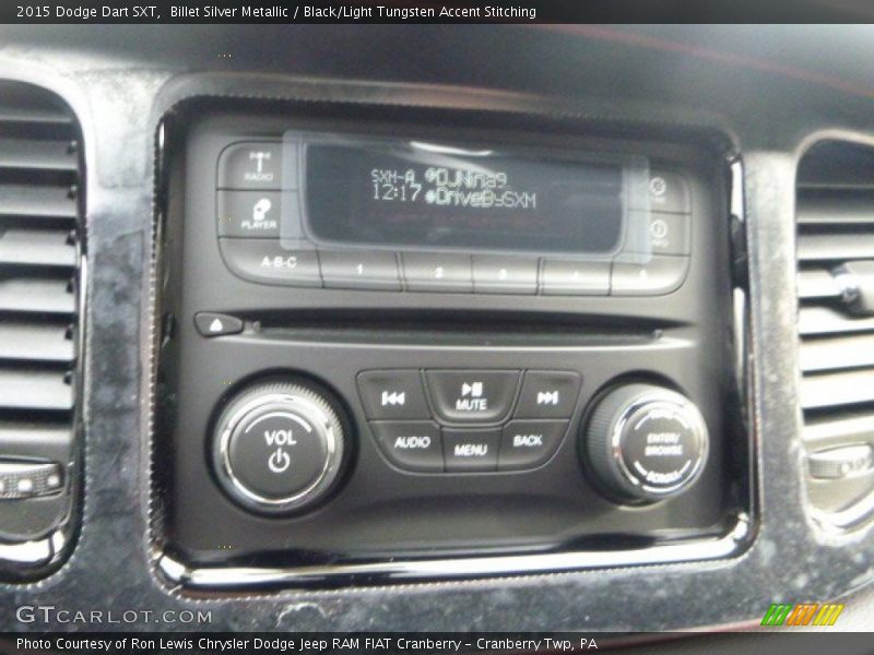 Billet Silver Metallic / Black/Light Tungsten Accent Stitching 2015 Dodge Dart SXT