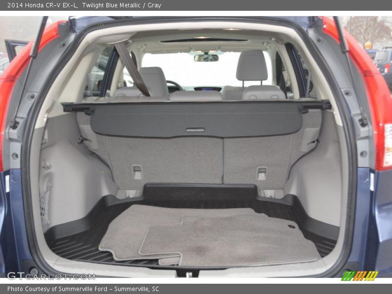 Twilight Blue Metallic / Gray 2014 Honda CR-V EX-L