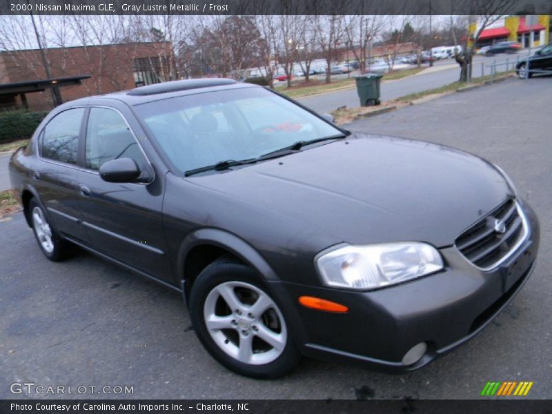 Gray Lustre Metallic / Frost 2000 Nissan Maxima GLE
