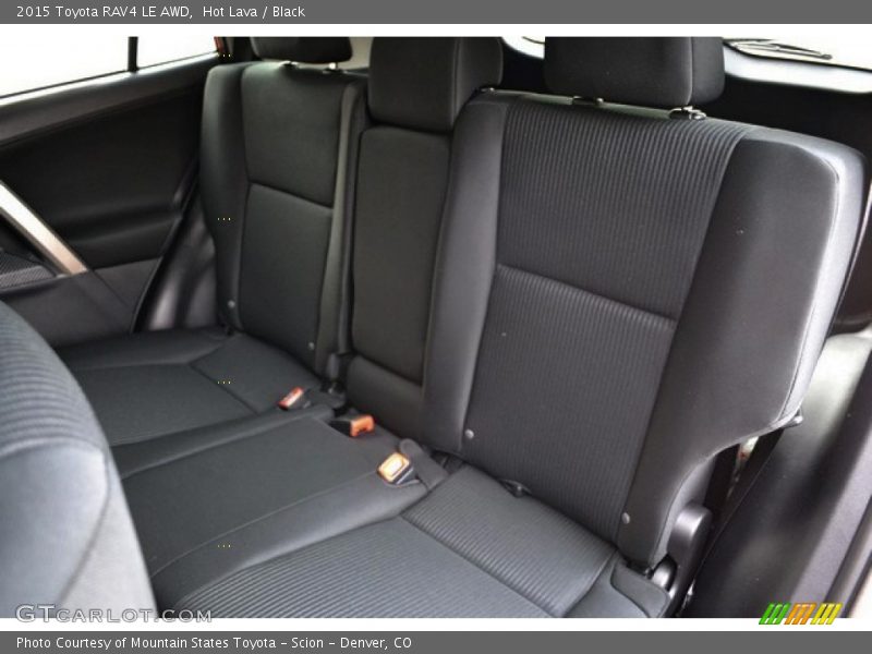 Hot Lava / Black 2015 Toyota RAV4 LE AWD