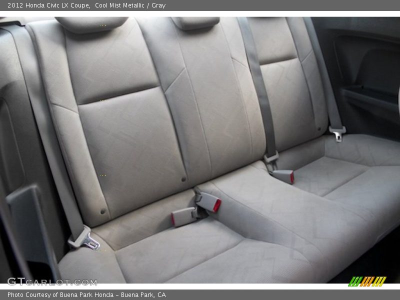 Cool Mist Metallic / Gray 2012 Honda Civic LX Coupe