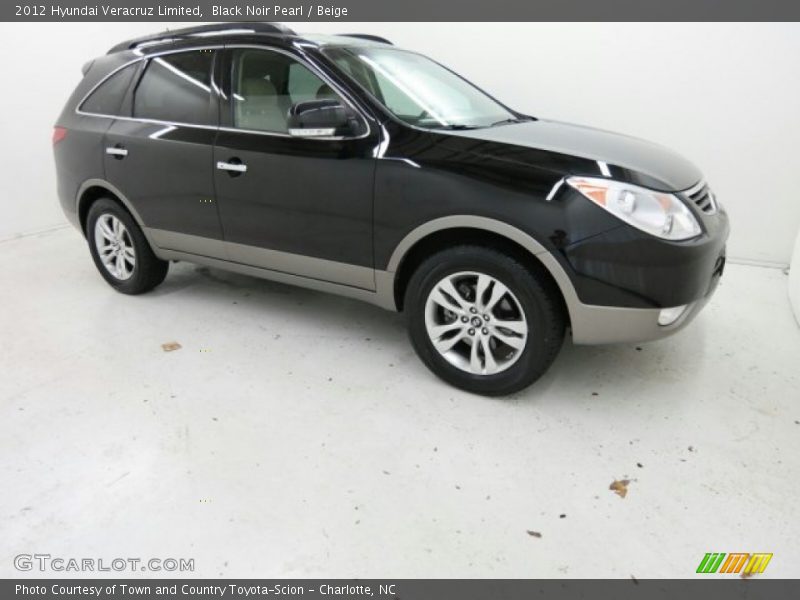 Black Noir Pearl / Beige 2012 Hyundai Veracruz Limited