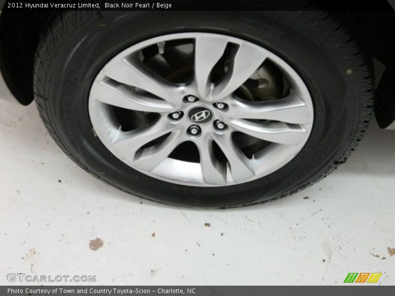 Black Noir Pearl / Beige 2012 Hyundai Veracruz Limited