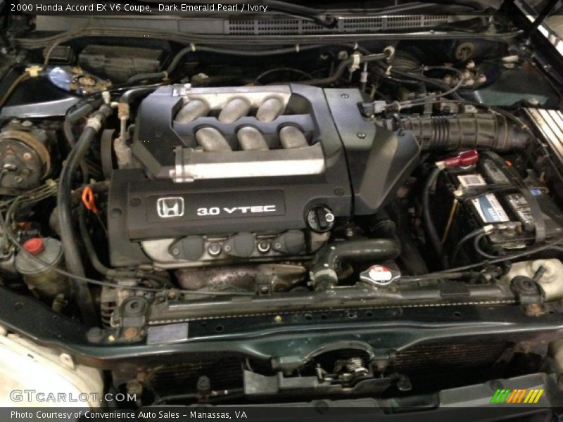  2000 Accord EX V6 Coupe Engine - 3.0L SOHC 24V VTEC V6