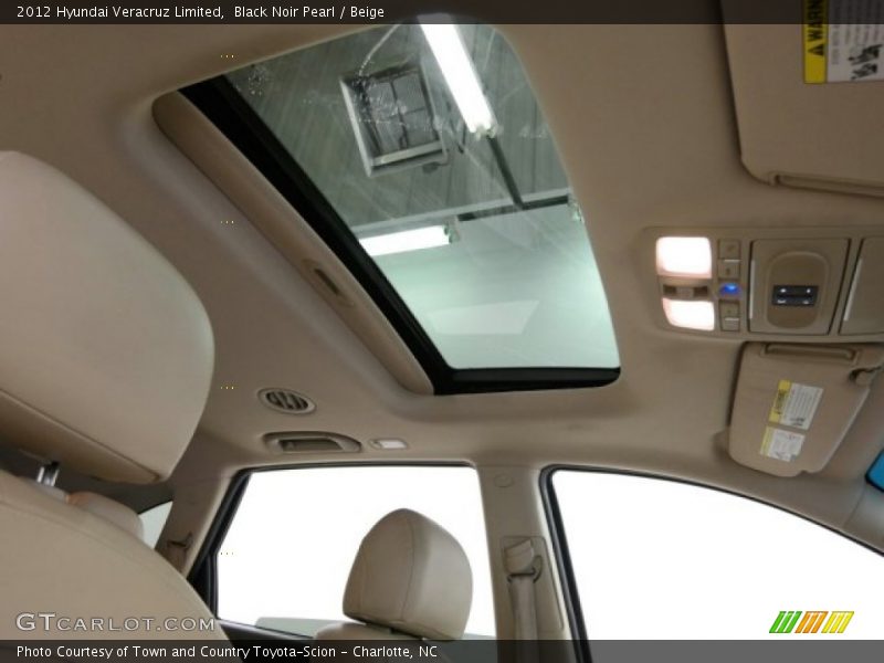 Black Noir Pearl / Beige 2012 Hyundai Veracruz Limited