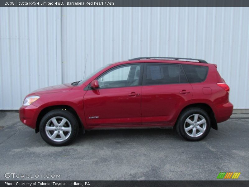 Barcelona Red Pearl / Ash 2008 Toyota RAV4 Limited 4WD