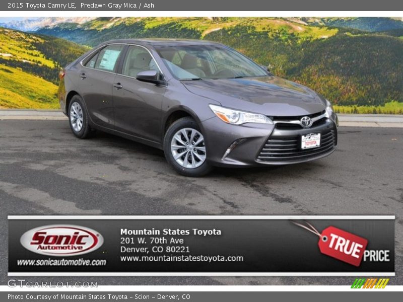 Predawn Gray Mica / Ash 2015 Toyota Camry LE