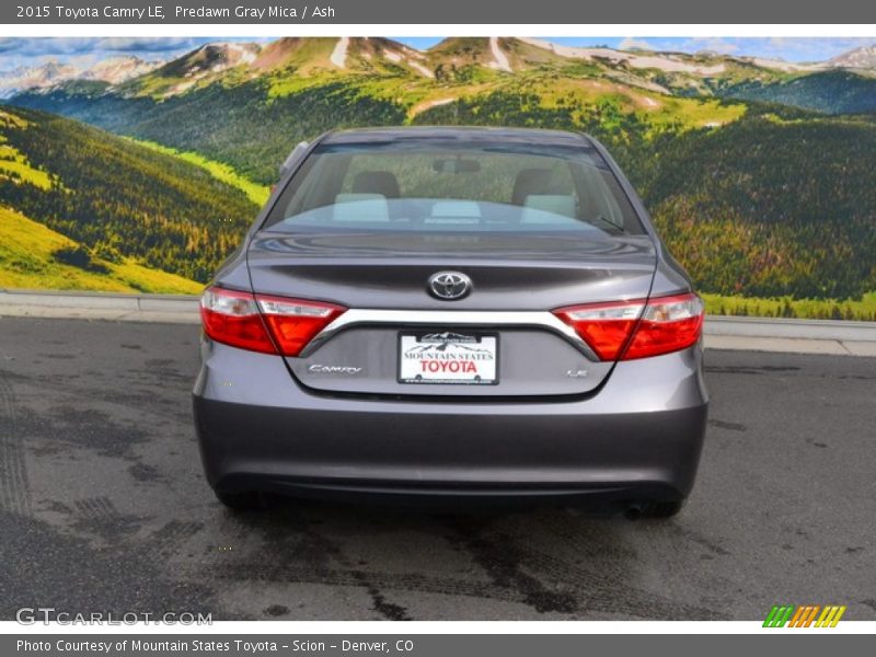 Predawn Gray Mica / Ash 2015 Toyota Camry LE