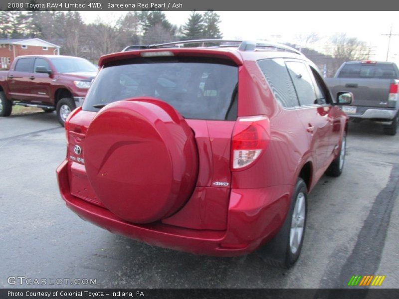 Barcelona Red Pearl / Ash 2008 Toyota RAV4 Limited 4WD