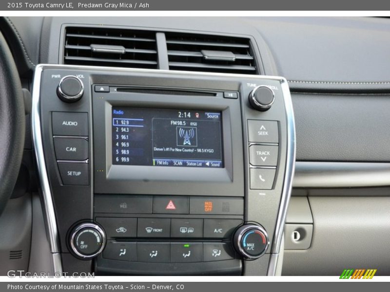 Predawn Gray Mica / Ash 2015 Toyota Camry LE