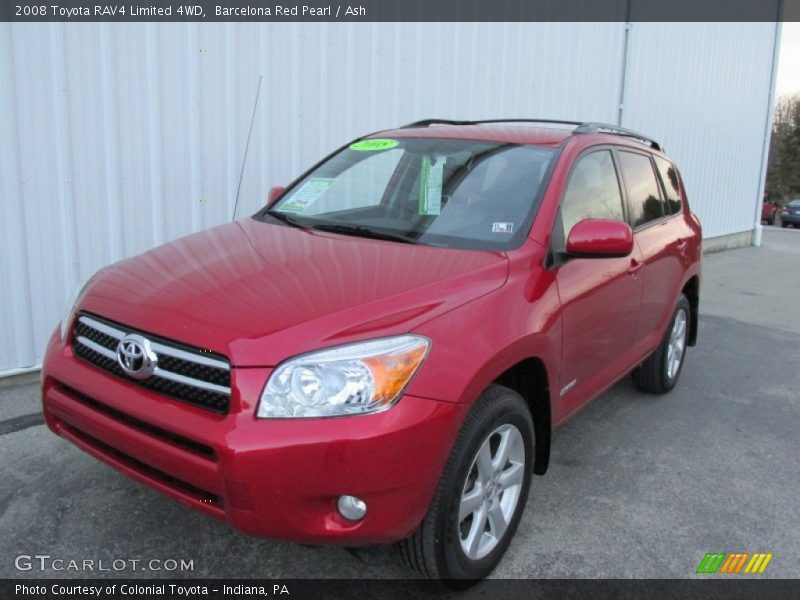 Barcelona Red Pearl / Ash 2008 Toyota RAV4 Limited 4WD
