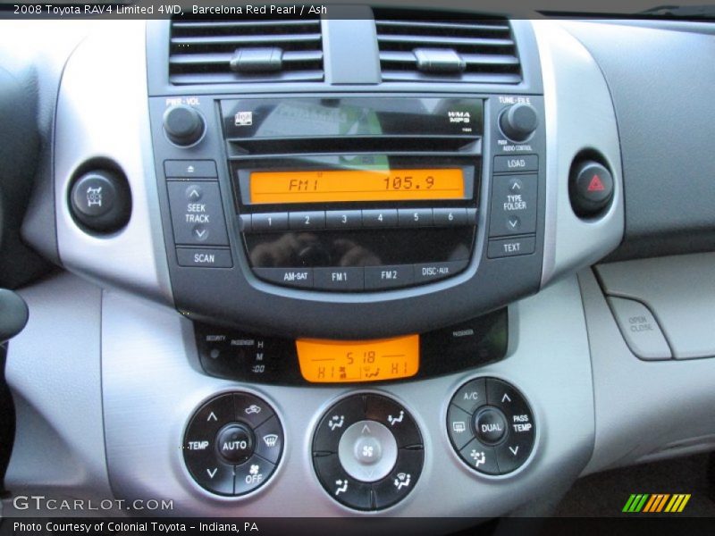 Barcelona Red Pearl / Ash 2008 Toyota RAV4 Limited 4WD