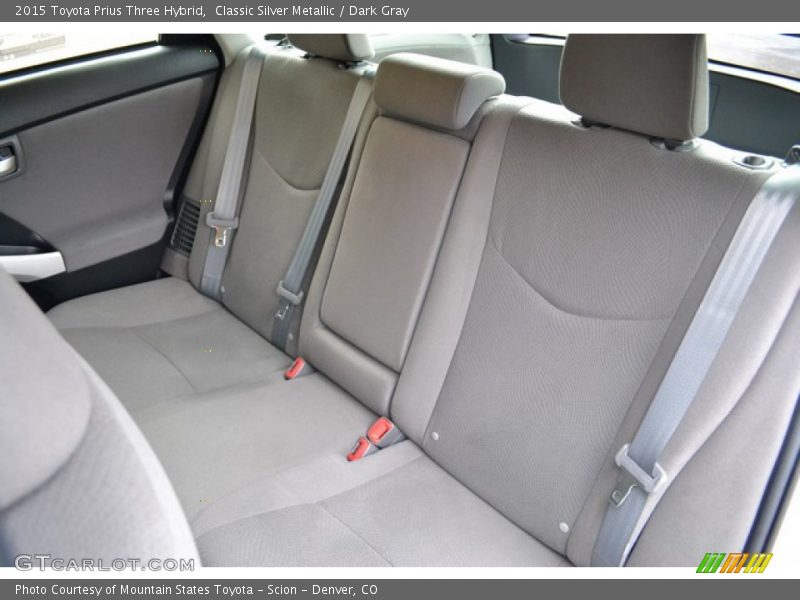Classic Silver Metallic / Dark Gray 2015 Toyota Prius Three Hybrid